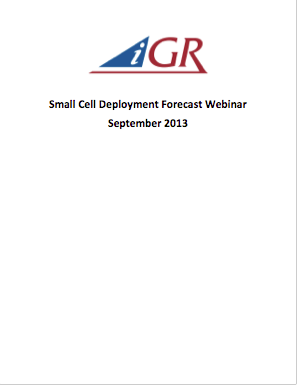 Small Cell Deployment Forecast Webinar Recording preview image