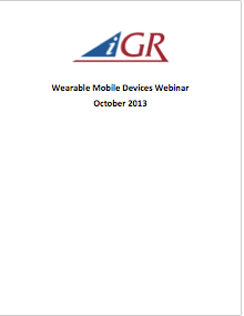 Recording of Mobile Wearable Devices Webinar preview image
