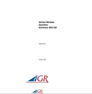 Verizon Wireless Quarterly Summary: 2015 Q3 preview image
