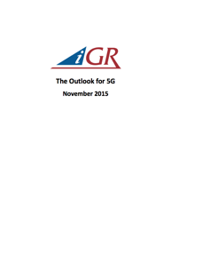 Recording of The Outlook for 5G Webinar preview image