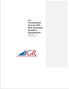 U.S. Front/Backhaul Forecast, 2014-2019: Connecting the RAN to Everything Else preview image