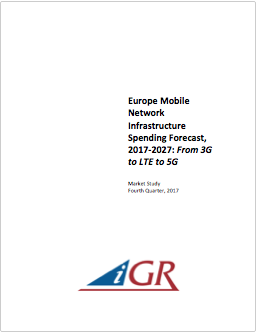 Europe Mobile Network Infrastructure Spending Forecast, 2017-2027: From 3G to LTE to 5G preview image