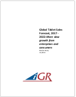 Global Tablet Sales Forecast, 2017-2022: More slow growth from enterprises and consumers preview image