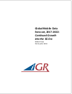 Global Mobile Data Forecast, 2017-2022: Continued Growth into the 5G Era preview image
