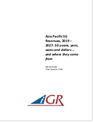 Asia Pacific 5G Revenues, 2019-2027: 5G yuans, yens, wons and dollars... and where they come from preview image