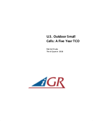 U.S. Outdoor Small Cells:  A Five Year TCO preview image