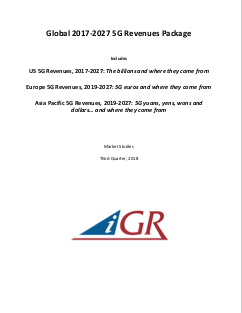 Global 5G Revenues, 2017-2027 Package preview image