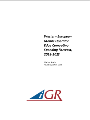 Western European Mobile Operator Edge Computing Spending Forecast, 2018-2023 preview image