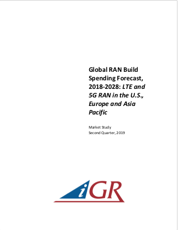 Global RAN Build Spending Forecast, 2018-2028: LTE and 5G RAN in the U.S., Europe and Asia Pacific preview image