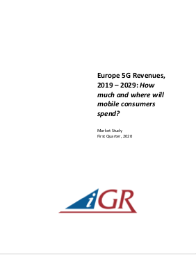 Europe 5G Revenues, 2019-2024: How much and where will mobile consumers spend? preview image