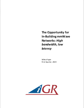 The Opportunity for In-Building mmWave Networks: High bandwidth, low latency preview image