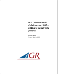 U.S. Outdoor Small Cells Forecast, 2019-2025: Even small cells get sick preview image