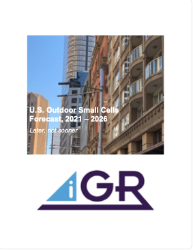 U.S. Outdoor Small Cells Forecast, 2021-2026: Later, not Sooner preview image