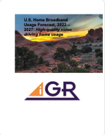 U.S. Home Broadband Usage Forecast, 2022 – 2027: High-quality video driving home usage preview image