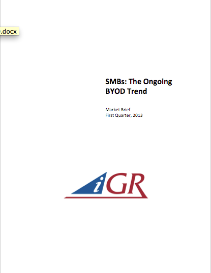 SMBs: The Ongoing BYOD Trend preview image